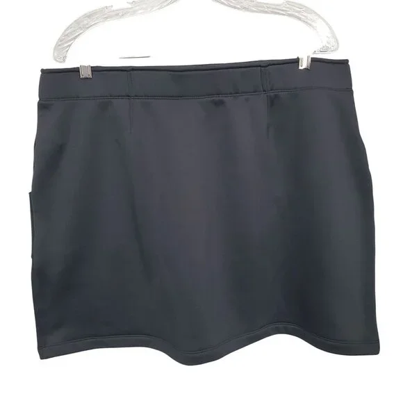 Athleta Size 2X Skirt Fleece Lined Tennis Golf Activewear Scuba Tech Stretch - Picture 2 of 9